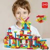 Picassotiles Bristle Lock Tiles Building Blocks, 240-Piece Set PTB240